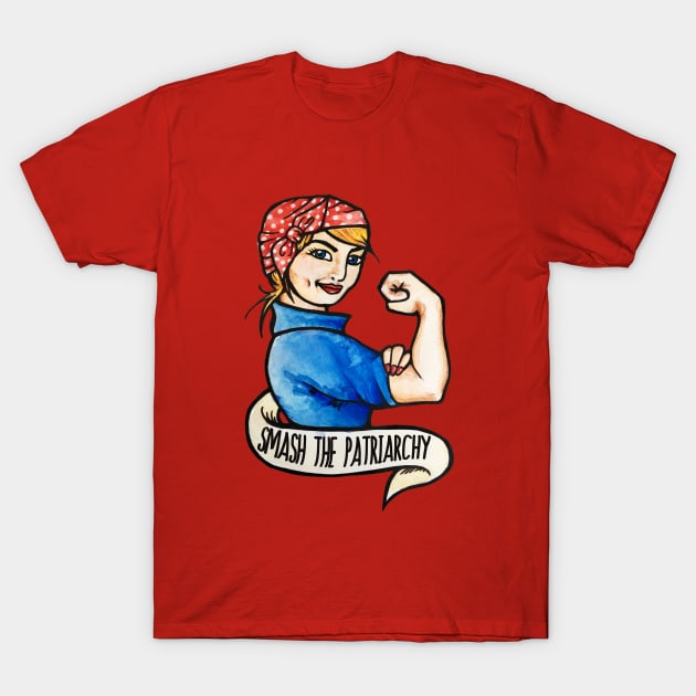 Smash the Patriarchy T-Shirt by bubbsnugg